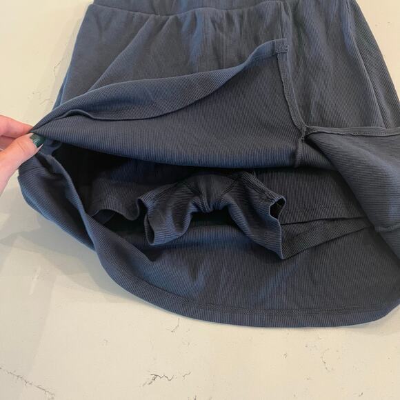 Sundry Ribbed Skort Skirt Navy Size Small - Picture 7 of 9
